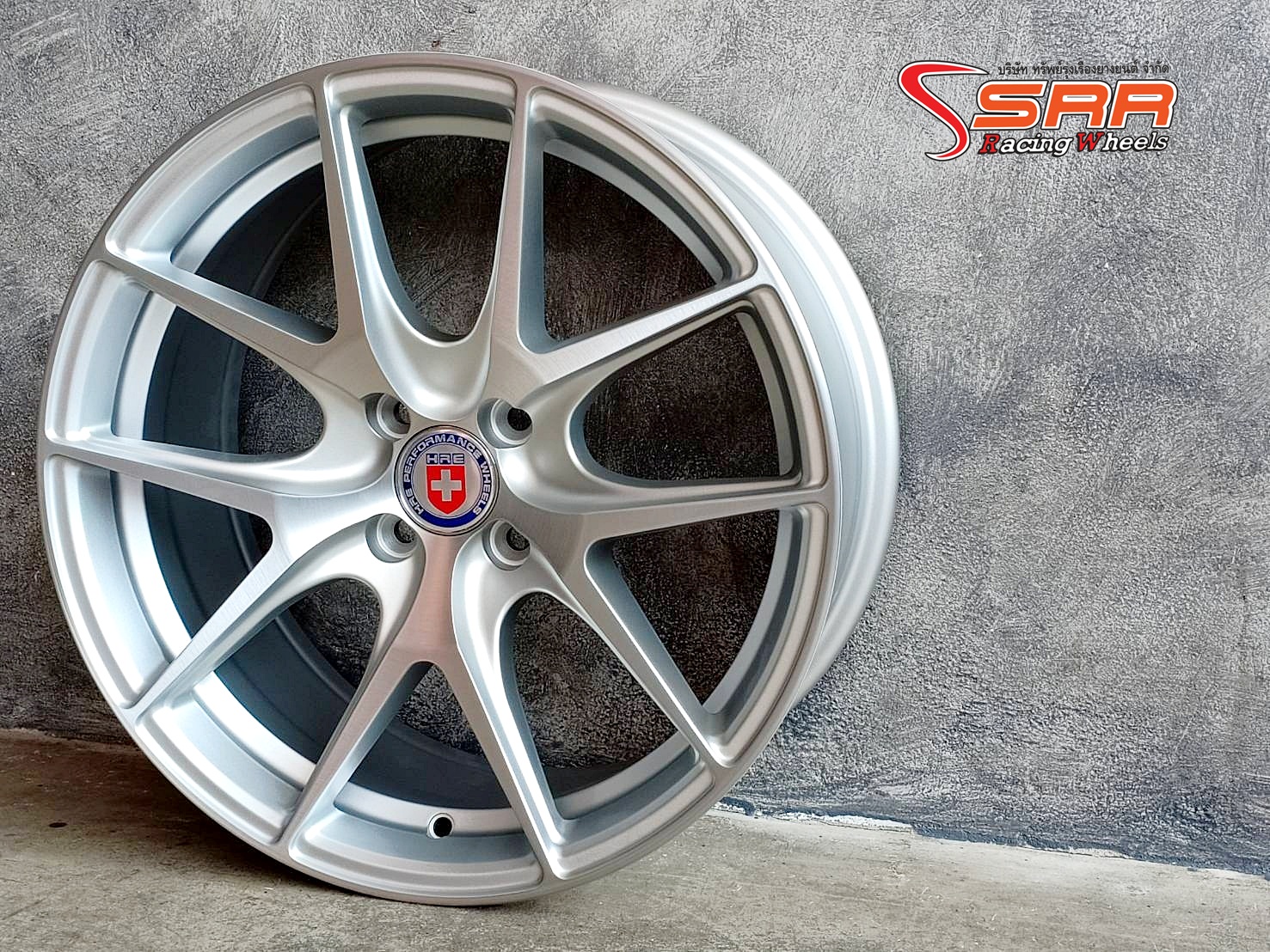 HRE TK-HR ล้อไทย ขอบ17 ET+30 4x100 P/BRUSH SILVER FLAT