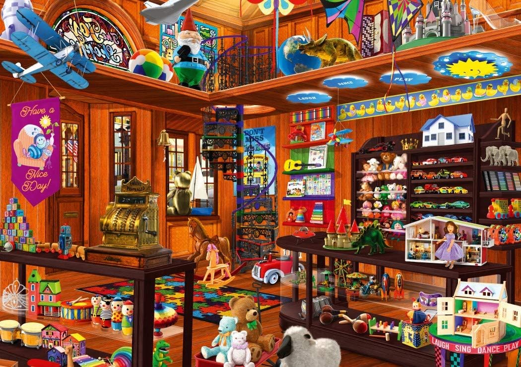 Bluebird Puzzle - Toy Shoppe Hidden by Bigelow 1000 pcs.