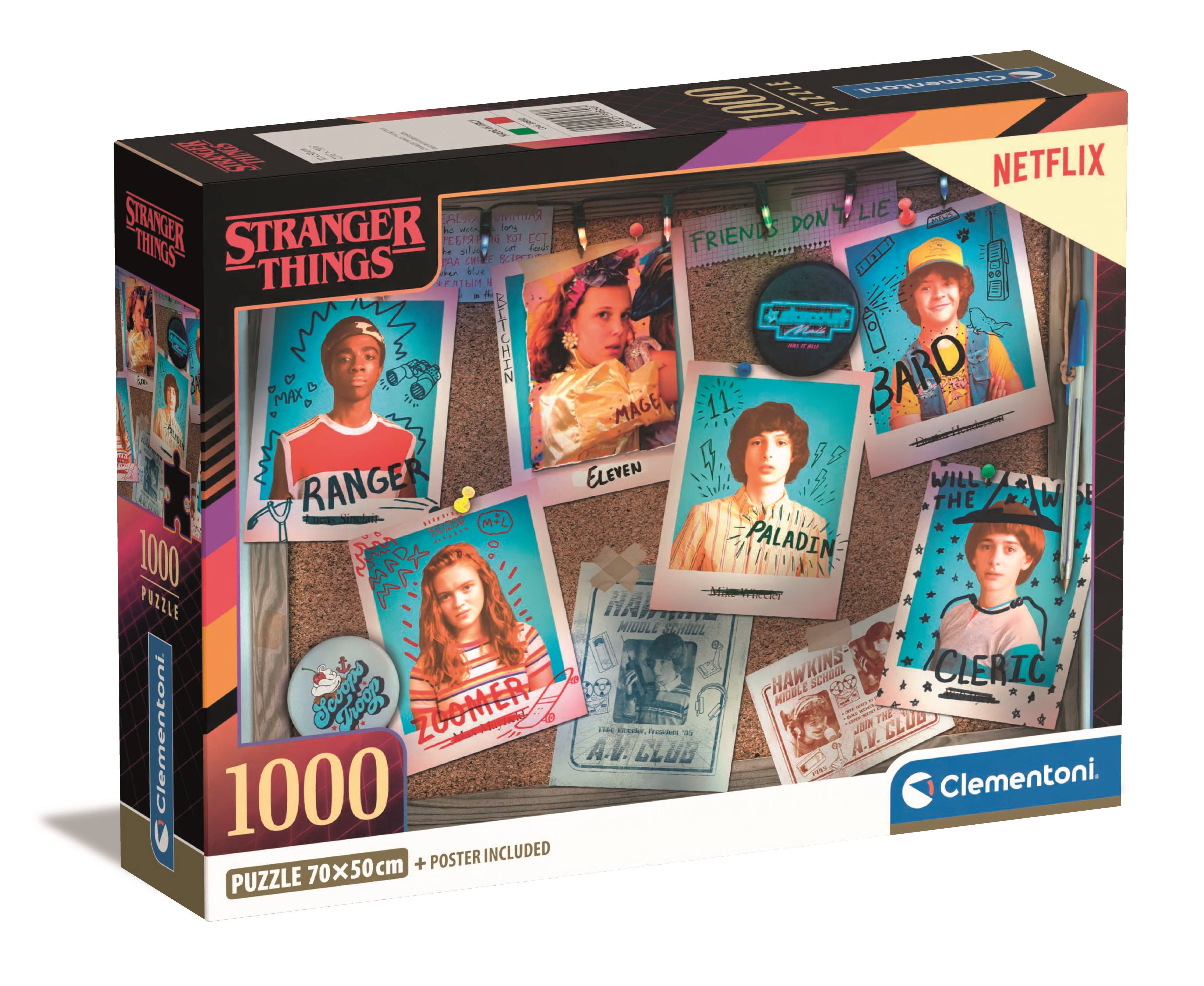 Clementoni - NETFLIX : Stranger Things 1000 pcs.