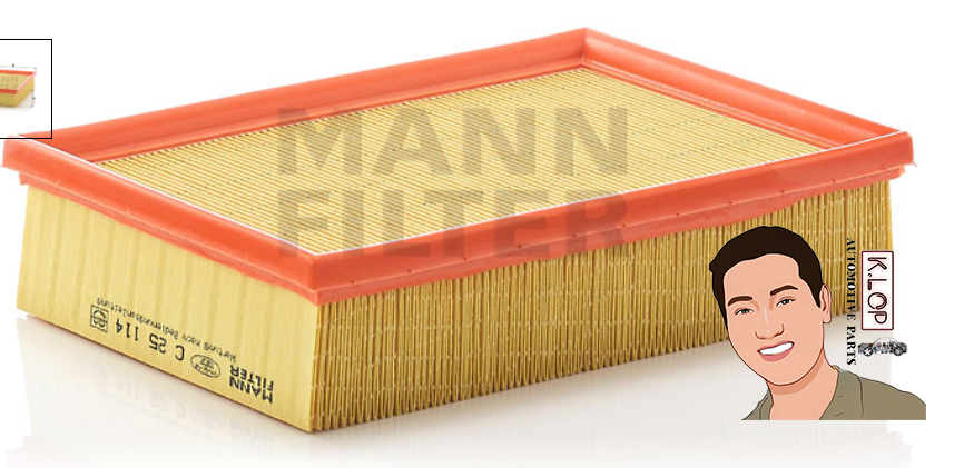 ไส้กรองอากาศ BMW E36, E46, E39, E38, X3, Z3, Z4 (2.0, 2.2) / M52, M54 (OE : 13 72 1 738 462) : MANN-FILTER***งานพรีเมี่ยมแท้นำเข้ายุโรป (C25114)