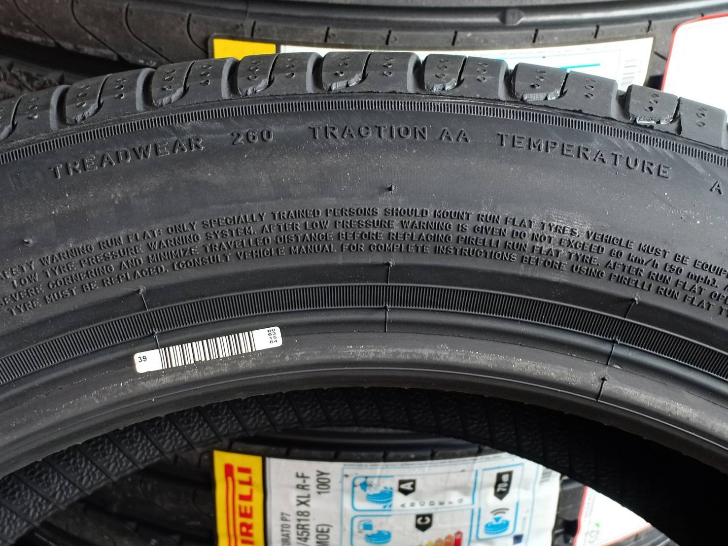 PIRELLI CINTURATO P7 R-F (MOE) 245/45R18 ยางใหม่ปี20 ราคาพิเศษ
