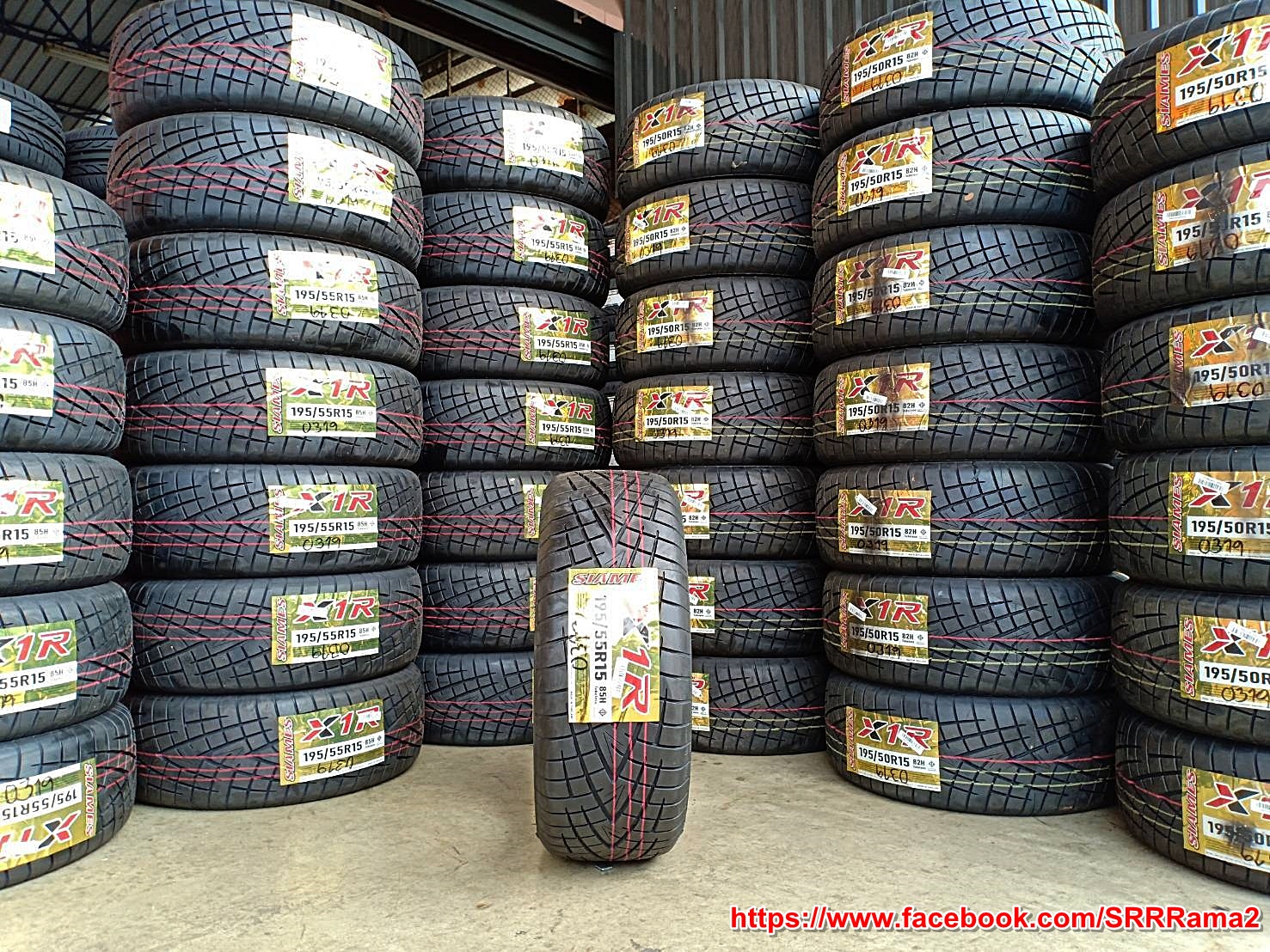 SIAMES X1R 195/55R15 ยางใหม่ปี19 ลดราคาพิเศษ