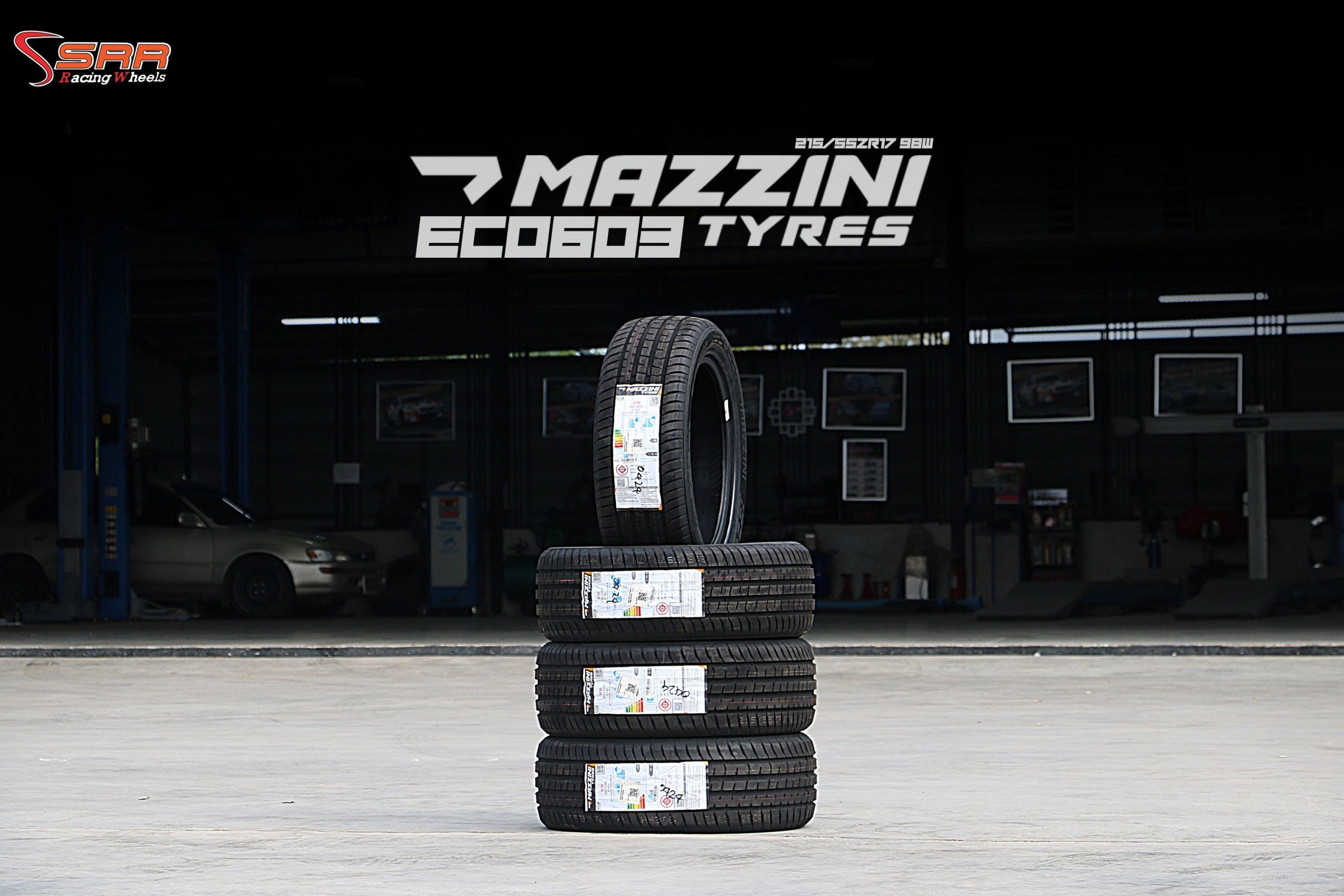 MAZZINI TYRES ECO603 215/55ZR17 ยางใหม่ ลดราคาพิเศษ