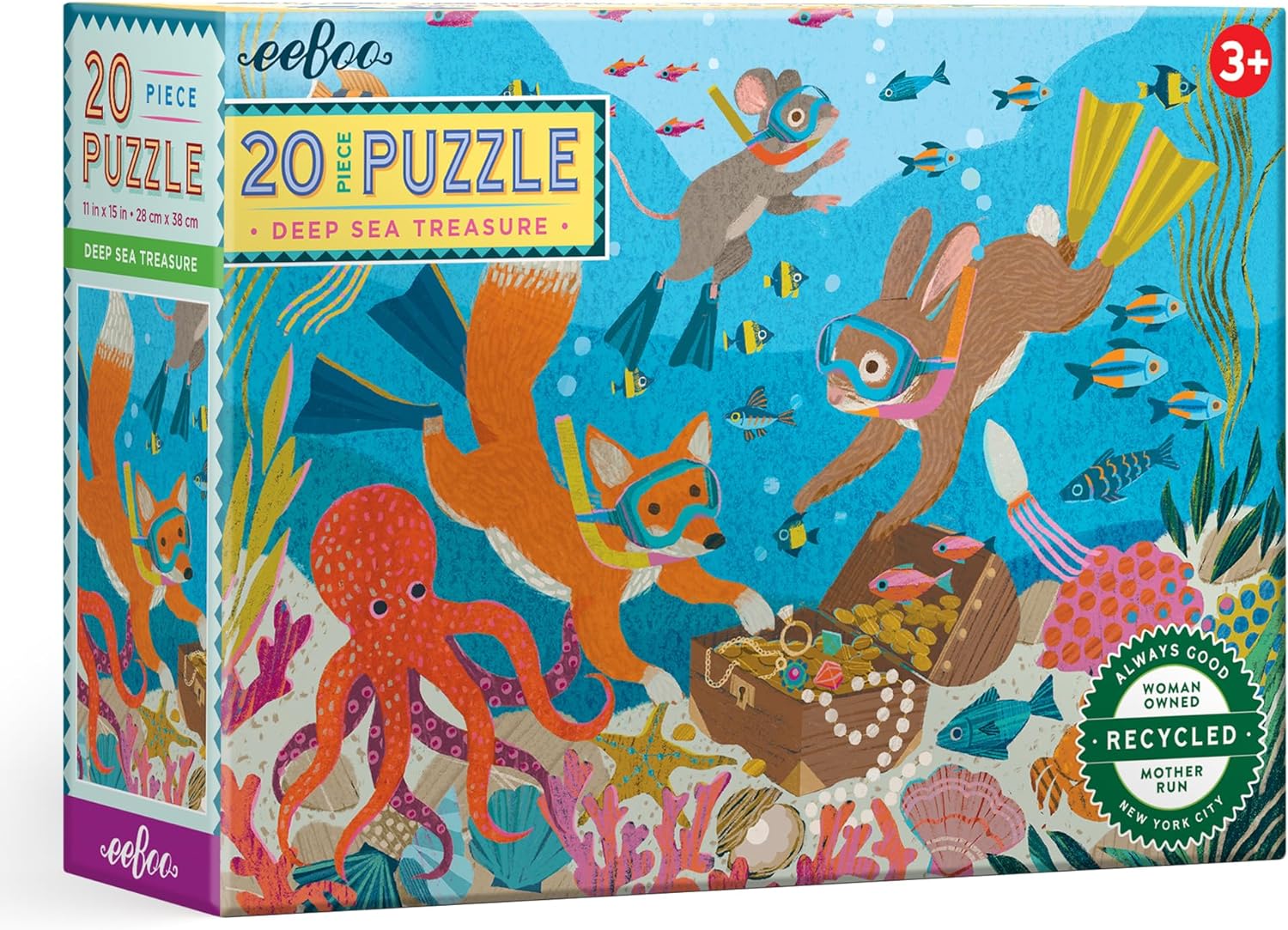 eeBoo - Deep Sea Treasure (28x38 cm.) 20 pcs.