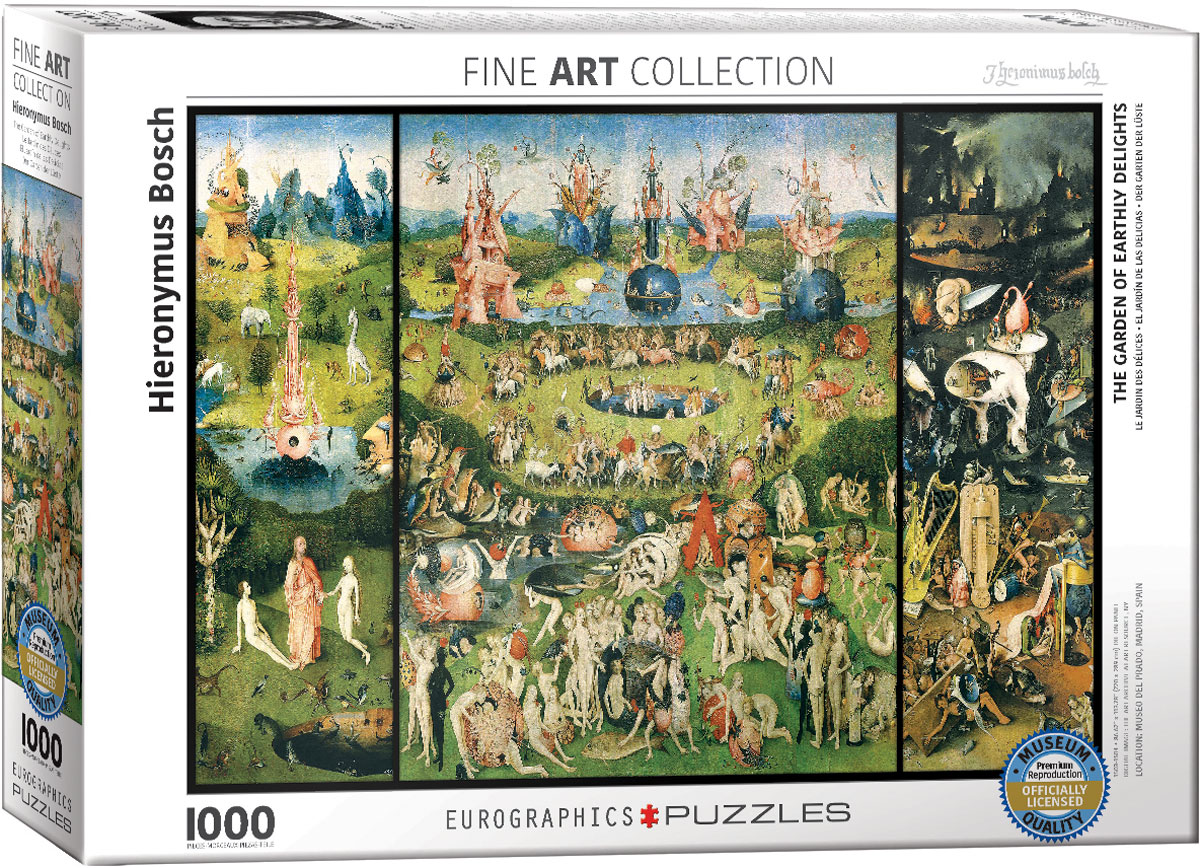 Eurographics - The Garden of Earthly Delights by Heironymus Bosch (Non-Pattern) 1000 pcs.