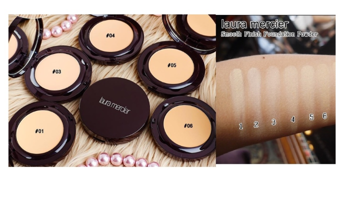 แป้งผสมรองพื้น Laura Mercier Smooth Finish Foundation Powder (9.2 g) เนียนที่สุด แพ็คเกจใหม่ล่าสุด