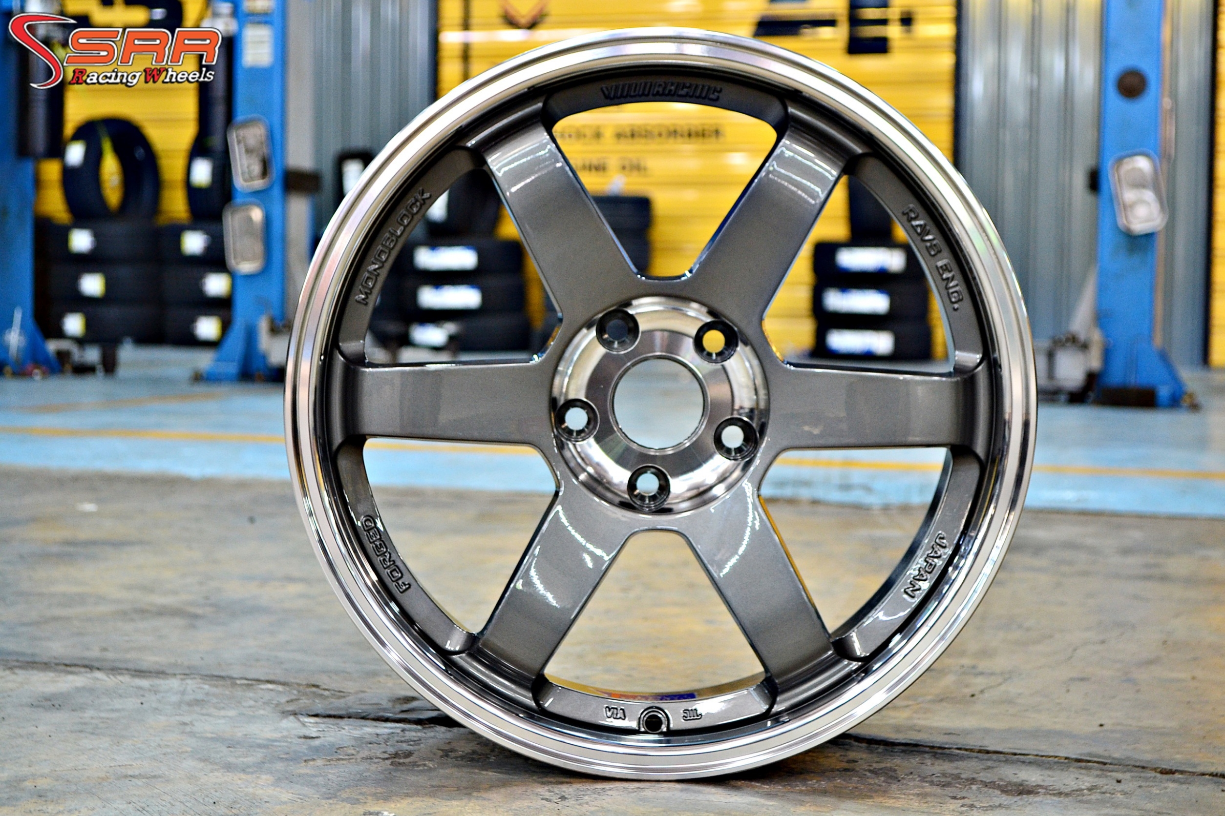 TE37 TMF-025 TK-37 FF ขอบ18 5x114.3 XMPL/GM กลึงเบ้า PCD