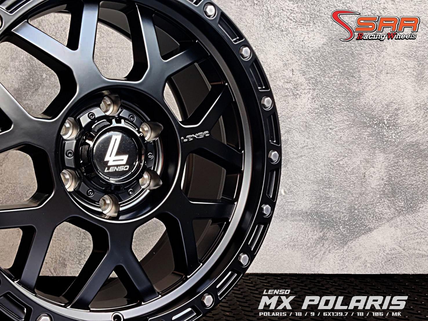 LENSO MX-POLARIS ขอบ18 6x139.7 ET18 มีทั้งหมด 3สี ราคาพิเศษ