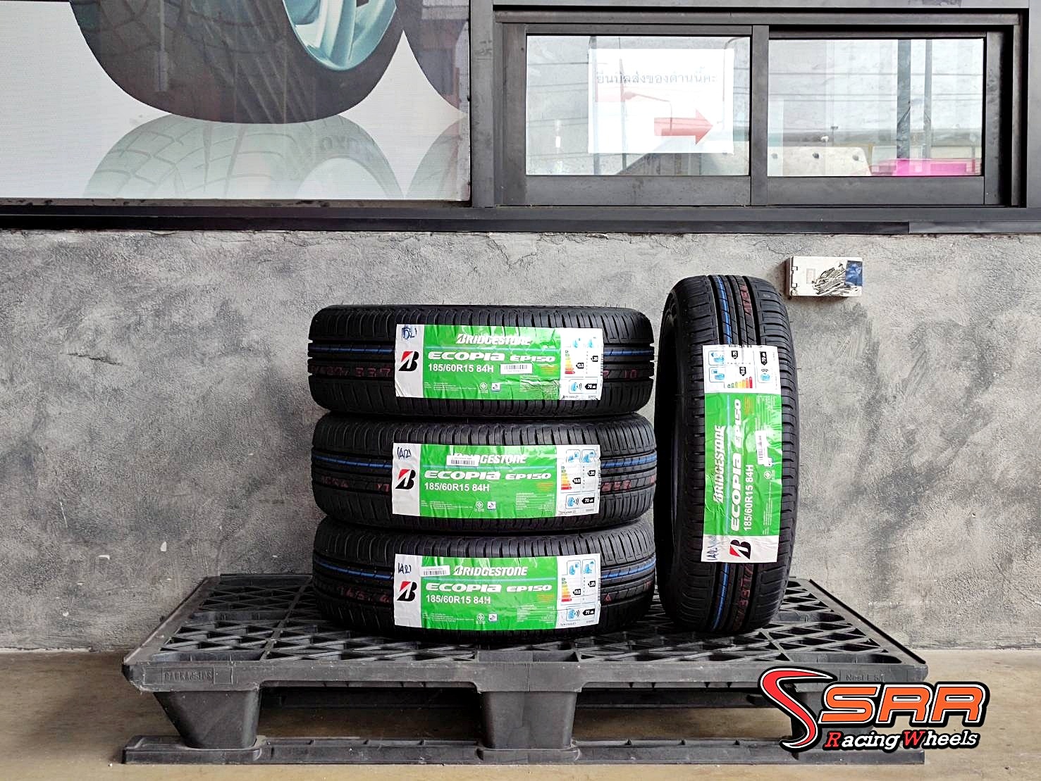 BRIDGESTONE ECOPIA EP150 185/60R15 ยางใหม่ ปี2021 ราคาพิเศษ