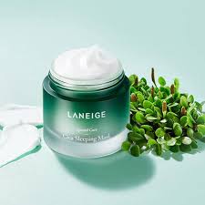 [ขายส่ง 3 ชิ้นขึ้นไป] มาส์กใหม่ล่าสุด 2019!! Laneige Cica sleeping mask 60 ml ลาเนจสีเขียว ช่วยลดสิว และริ้วรอย