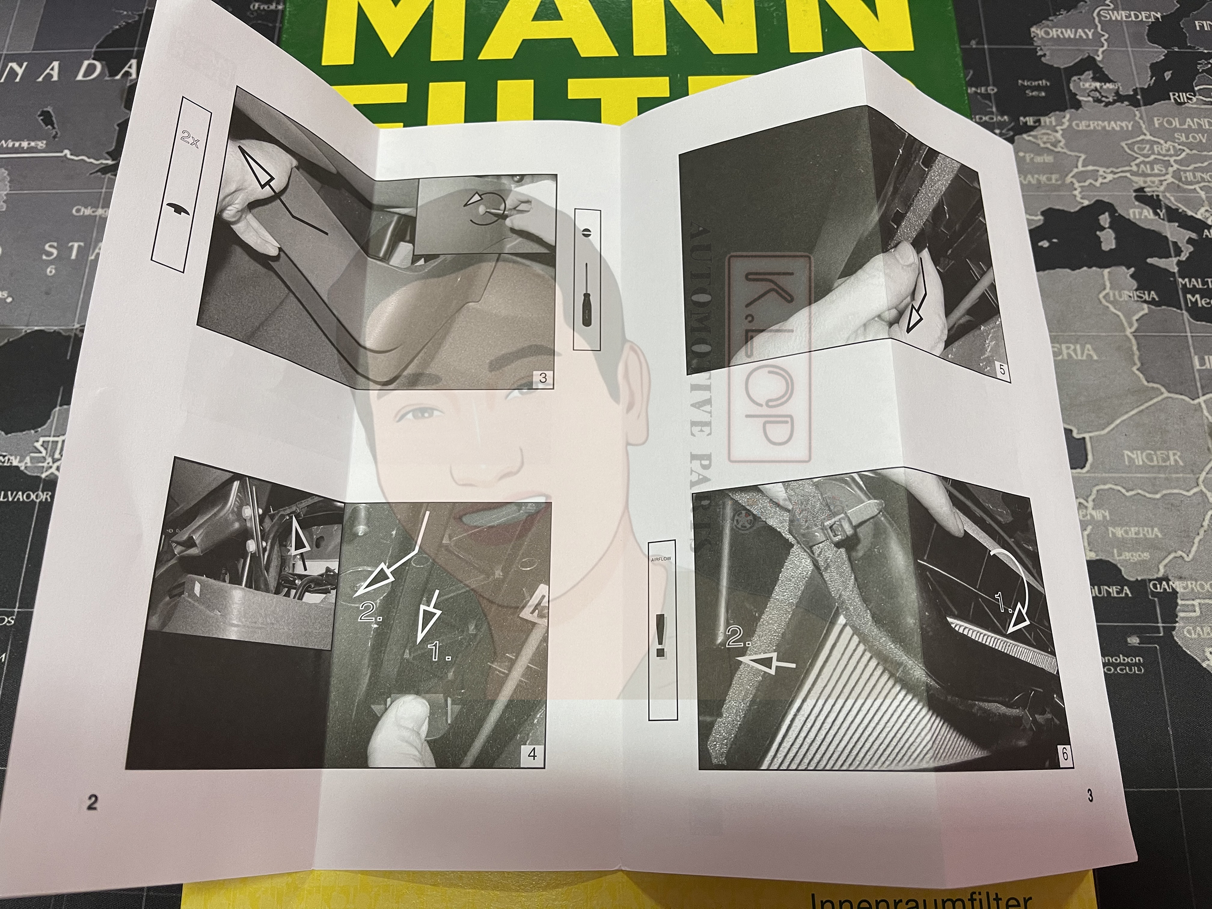 CU3759 ไส้กรองแอร์ BENZ VITO I (638) '95-03' /V200,V220 CDI,V230,V280 เครื่องยนต์ OM601,OM611 (MANN-FILTER***งานพรีเมี่ยมแท้นำเข้ายุโรป) Dimensions(mm.) A=370 B=211 H=28