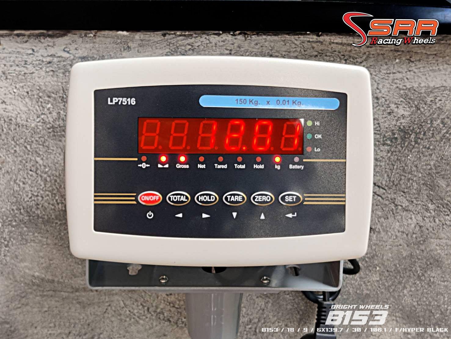 BW B153 ขอบ18 6x139.7 ET30 F/HYPER BLACK ราคาพิเศษ