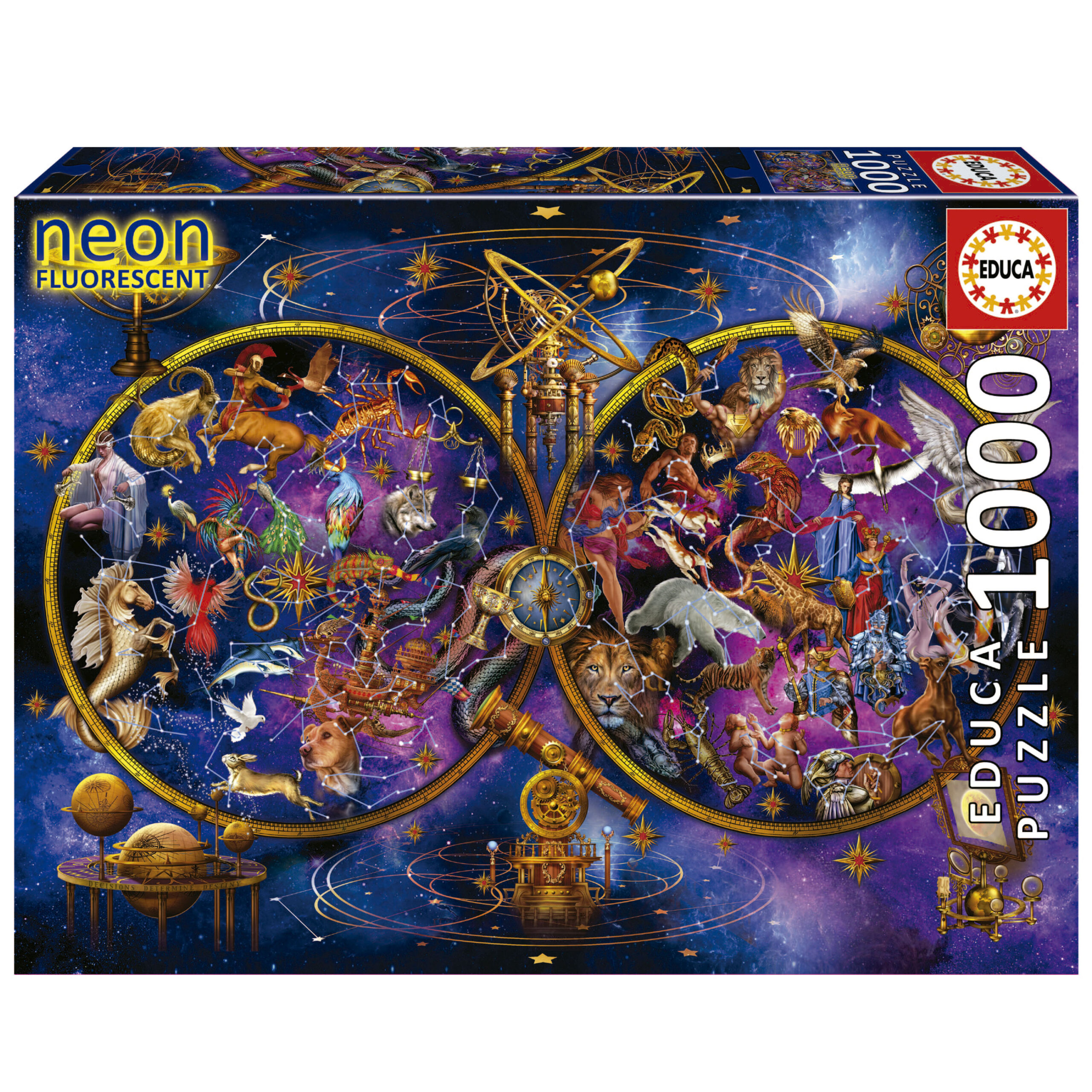 Educa - Constellations Neon by Ciro Marchetti (Glow in the Dark) 1000 pcs.