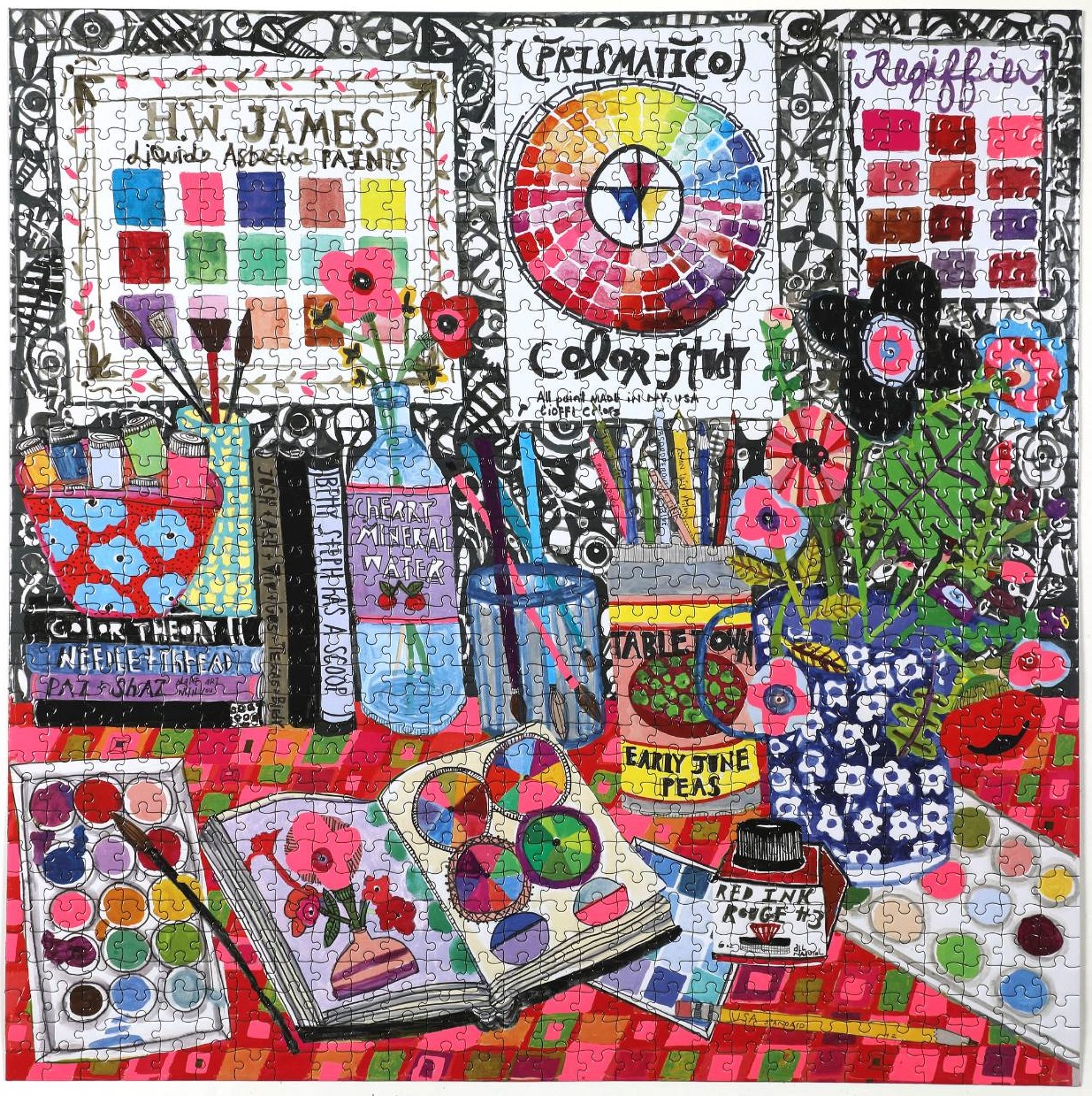 eeBoo - Artist Studio By Sharon Nullmeyer 1000 pcs.