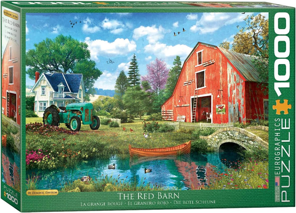 Eurographics - The Red Barn by Dominic Davison (Non-Pattern) 1000 pcs.