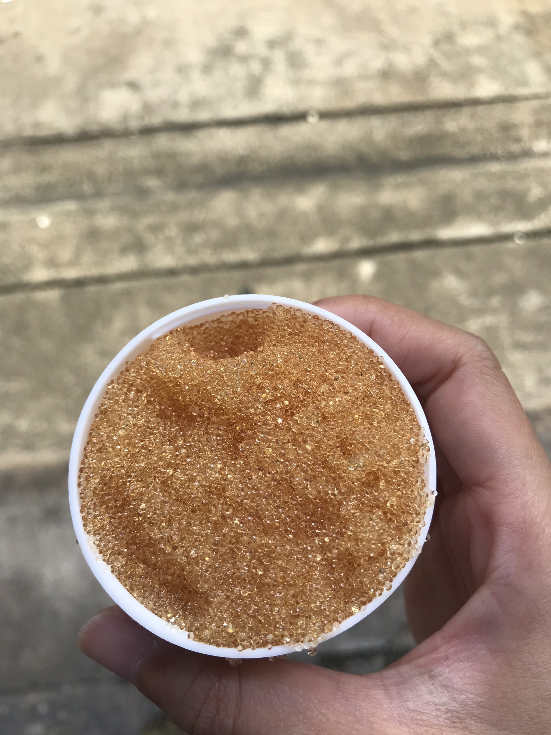 สารกรองน้ำ เรซิ่น (Resin) FOOD GRADE ยี่ห้อ Green Life รุ่น TC007FGE บรรจุกระสอบ 25 ลิตร