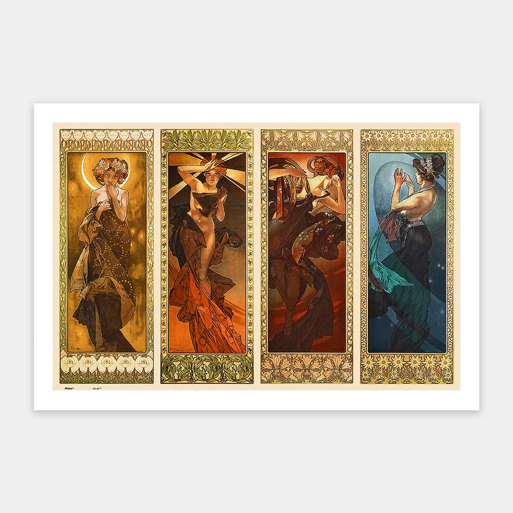 Pintoo - The Moon and The Stars by Alphonse Mucha 600 pcs.