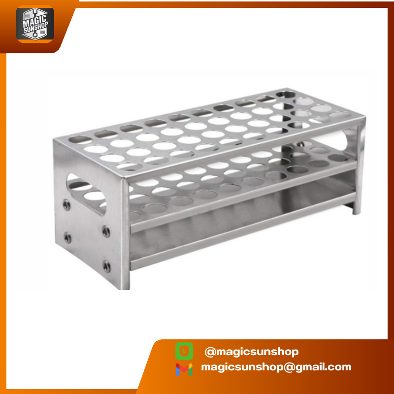 924914 Aluminum test tube rack 40 holes*18.5mm aperture