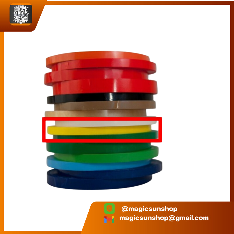 904266 TIP TAPE เทปตีเส้นบอร์ด 5mm x 20mtr เหลือง