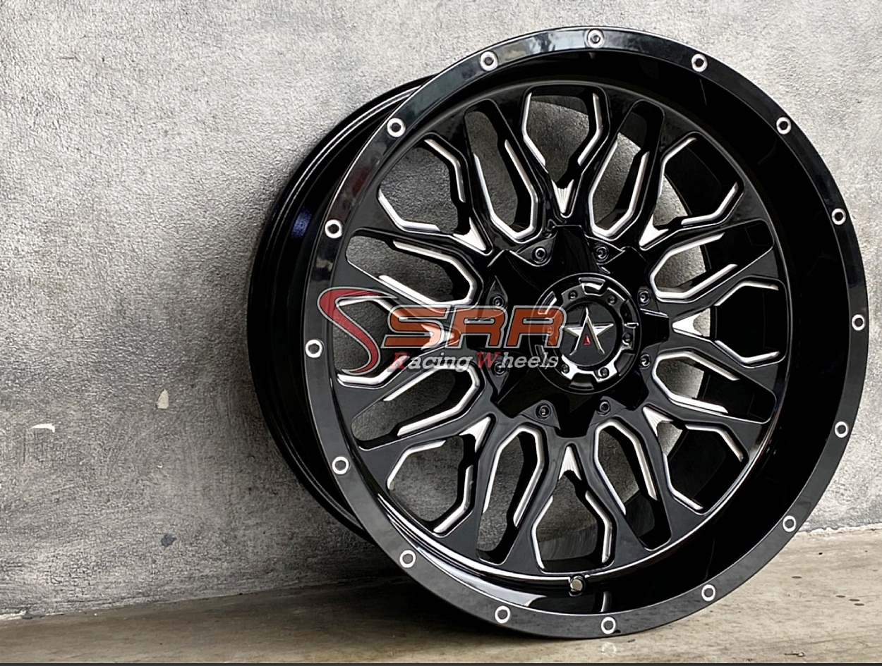 OASIS OW-DUO 20x10 6x139.7 ET-18 BLACK & MILLED
