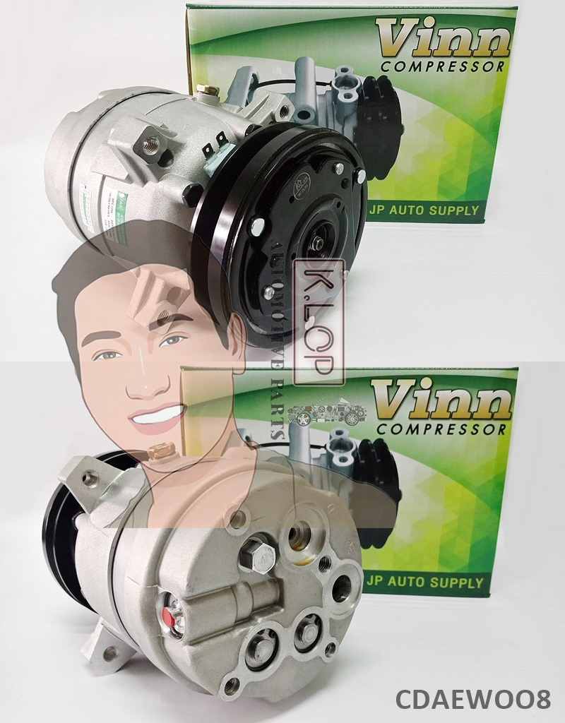 CDAEWOO8 คอมแอร์ยี่ห้อ Vinn (MACRO HYUNDAI 4หู 24V. ออกหลัง – ประเก็น)