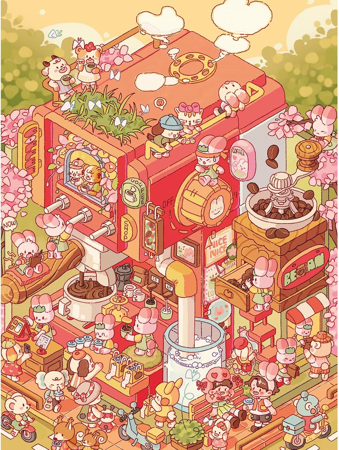 Pintoo - Coffee Studio / Memeko 1200 pcs.
