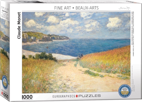Eurographics - Path Thorugh The Wheat Fields by Claude Monet (Non-Pattern) 1000 pcs.