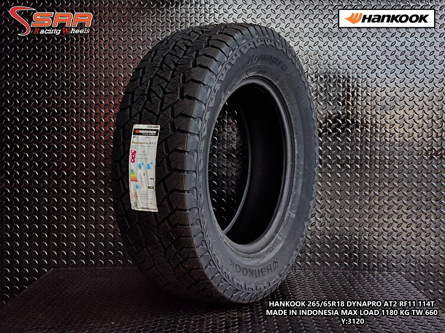 HANKOOK DYNAPRO AT2 RF11 265/65R18 ยางใหม่ปี2020 ลดราคาพิเศษ