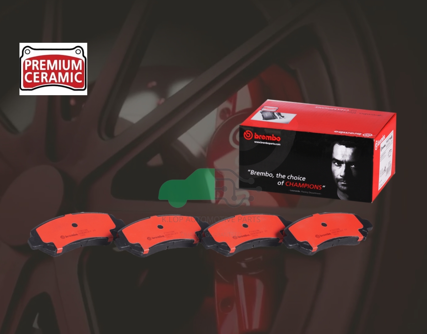 P79 028N ผ้าเบรกหน้า (แท้ BREMBO รุ่น Ceramic) X-TRAIL T31