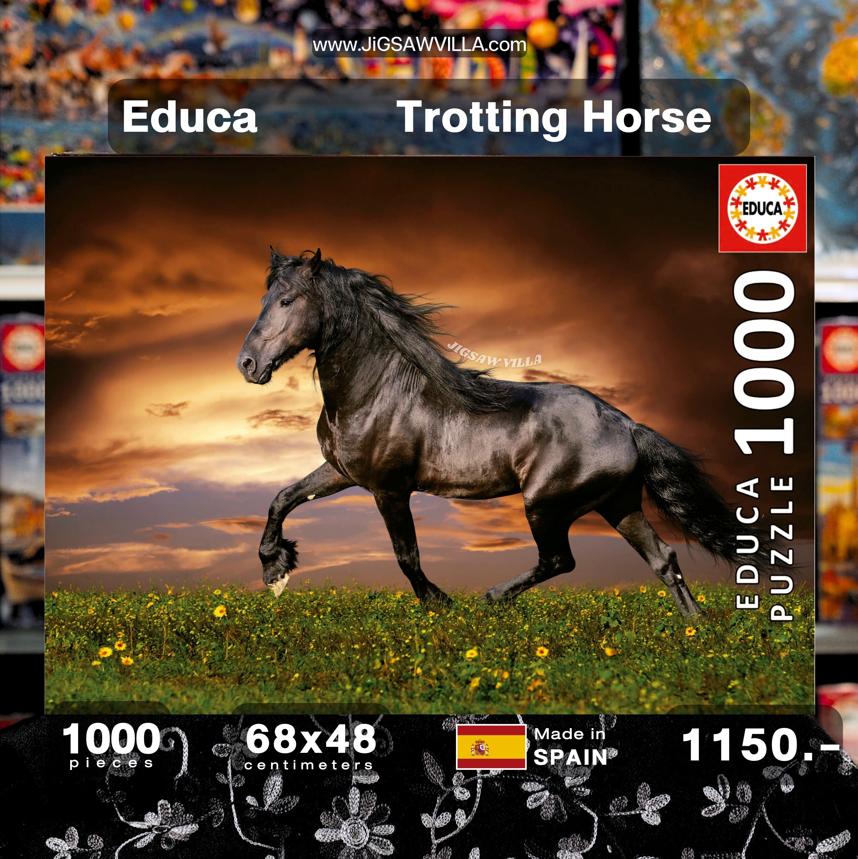 Educa - Trotting Horse by Shutterstock 1000 pcs.