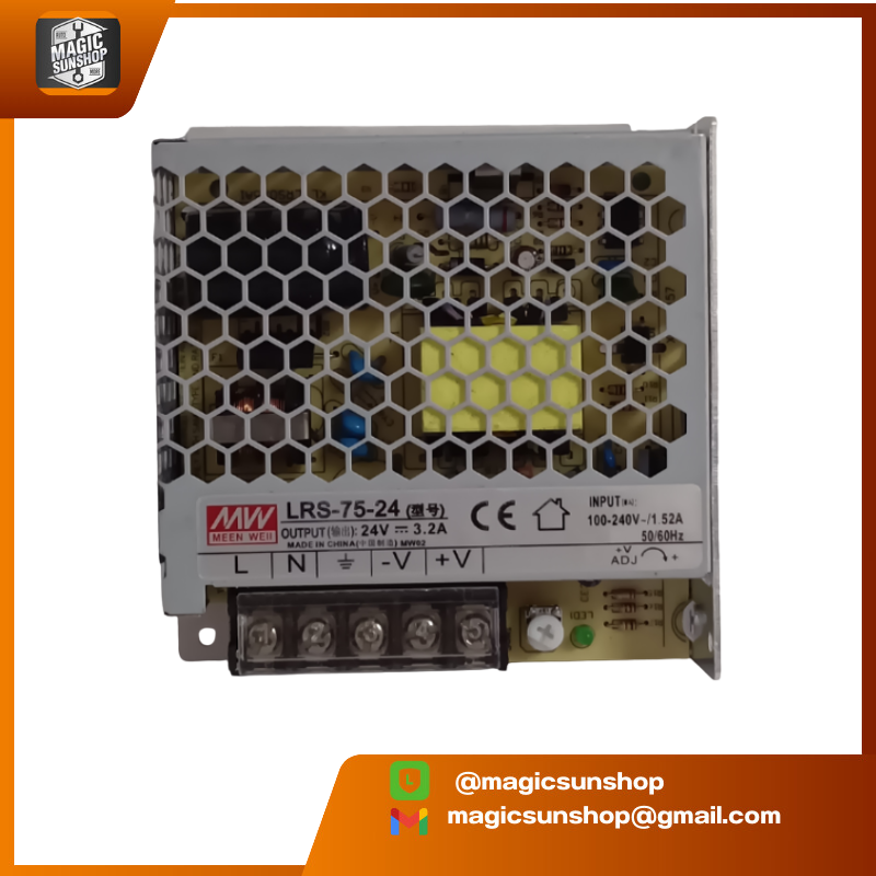 MEANWELL MEANWELL LRS-75-24V LRS-75-24V 9.9x9.7x3 CM