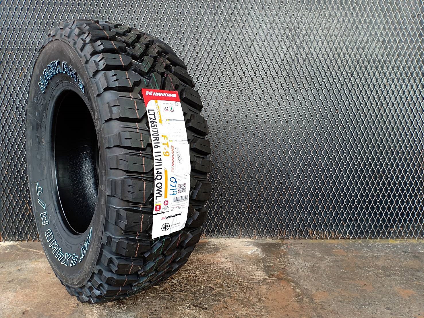 NANKANG FT-9 265/70R16 ยางมัดเทอร์เรน เส้นละ 5,000 บาท