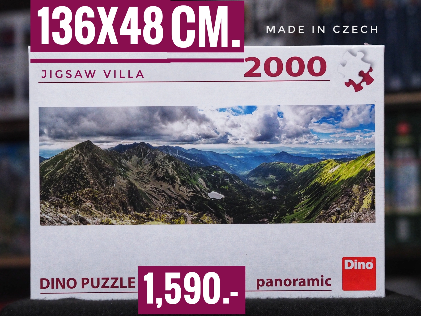 Dino Puzzle - Rohace, Western Tatras, Slovakia (Panoramic) 2000 pcs.