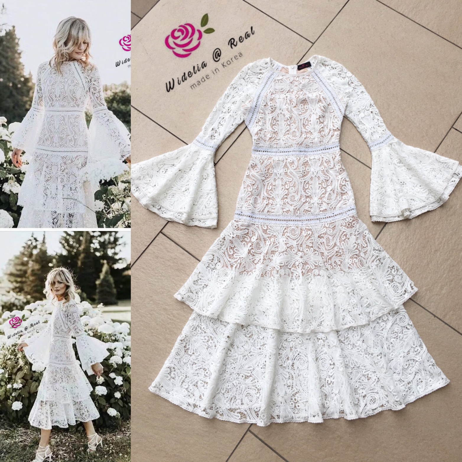 Zimmermann Dress เดรสลูกไม้ แสนสวย ลวดลายของลูกไม้น่ารักมาก