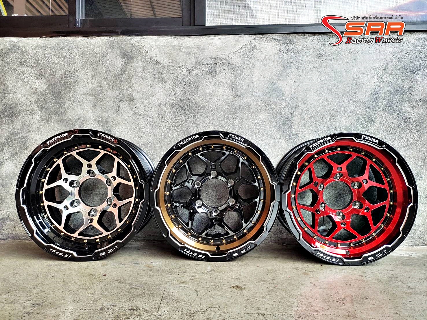 PREDATOR PD-31 ขอบ16 ET+0 6x139.7 XP-FP-Red-WC