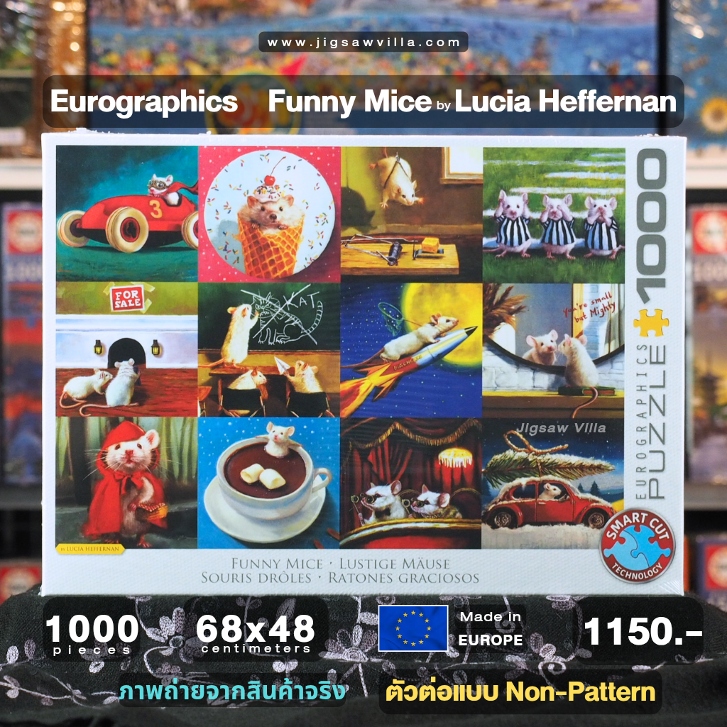 Eurographics - Funny Mice (Non-Pattern) 1000 pcs.