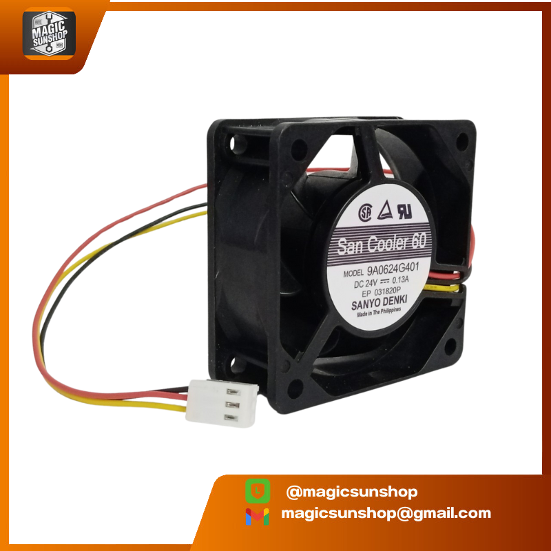 SANYO DENKI 24V Cooling Fan 9A0624G401