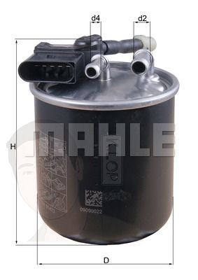 KL 913 กรองเชื้อเพลิง BENZ ดีเซล / W204 W205 W212 A/C207 W166 W221 W222 ยี่ห้อ MAHLE