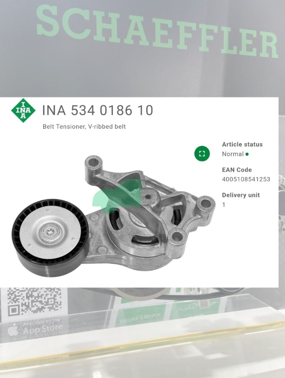 ชุดตั้งสายพาน(INA) : AUDI 2.0TFSI TT A3, Beetle Golf Scirocco