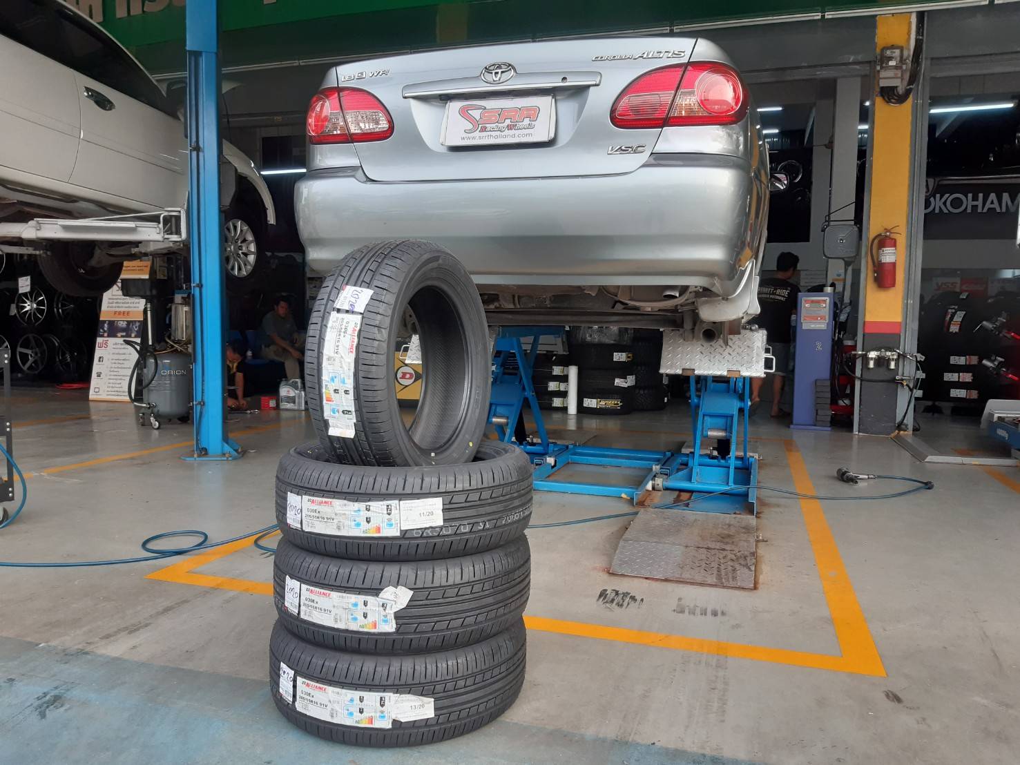 YOKOHAMA ALLIANCE 030Ex 205/55R16 ยางญี่ปุ่น ราคาพิเศษ