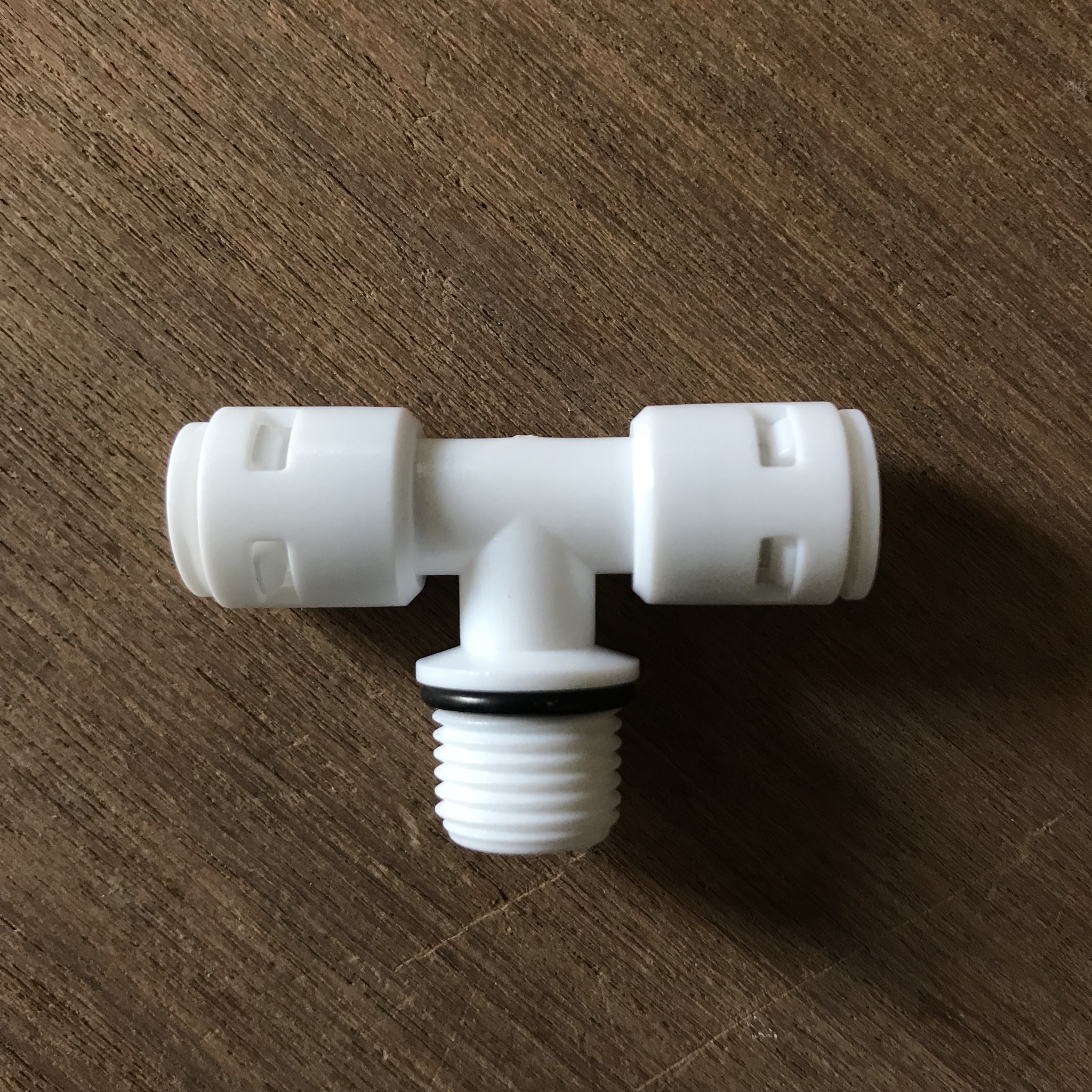 ข้อต่อ 3 ทาง Male Branch Tee (1/4OD-1/4MIP-1/4OD) QUICK FITTINGS