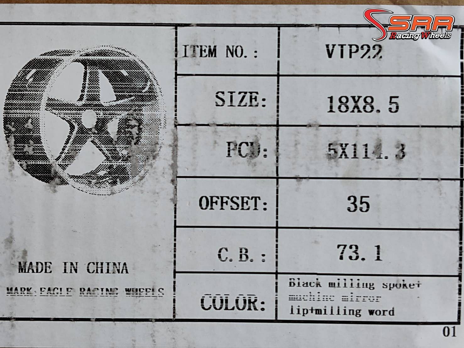 OASIS VIP22 B-1SE ขอบ18 5H114.3 ET35 ราคาพิเศษ