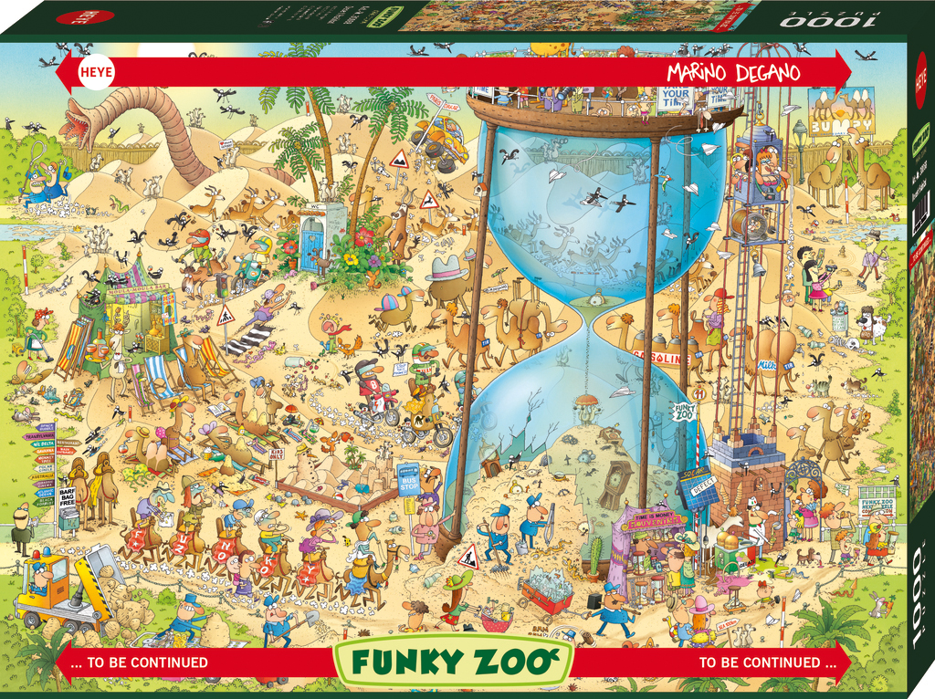 HEYE - Funky Zoo : Desert Habitat by Marino Degano 1000 pcs.