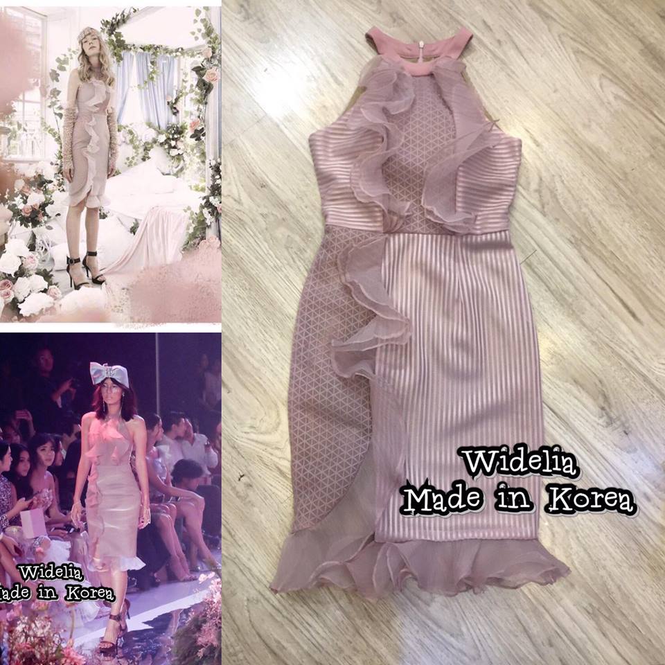 *พร้อมส่ง*MOF Dress :เดรสแขนกุดเว้าตัวสวย