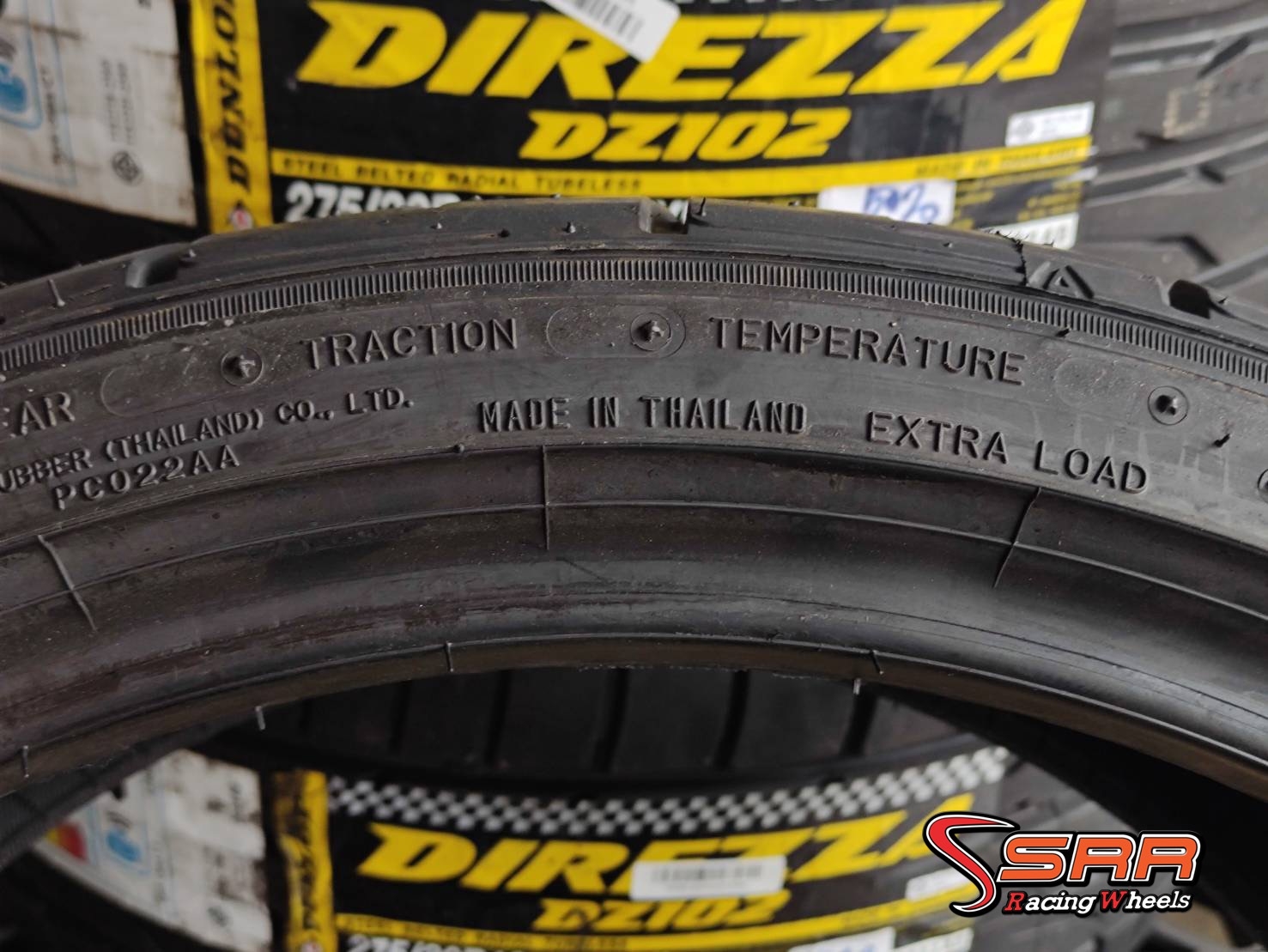 DUNLOP DIREZZA DZ102 275/30R19 ยางใหม่ปี20 ลดราคาพิเศษ