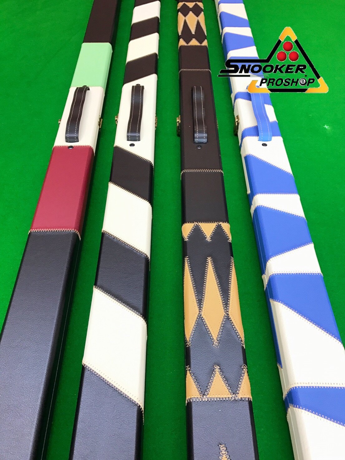 กล่องใส่ไม้คิวท่อนเดียว แบบไม้หุ้มหนัง