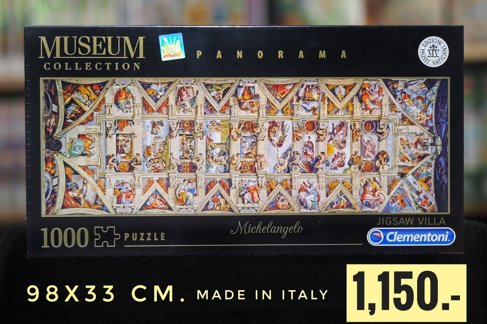 Clementoni - Museum Collection : Sistine Chapel by Michelangelo (Panorama) 1000 pcs.