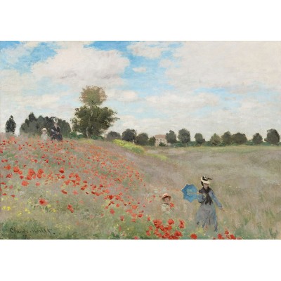 Bluebird Puzzle - Poppy Field, 1873 by Claude Monet 1000 pcs.