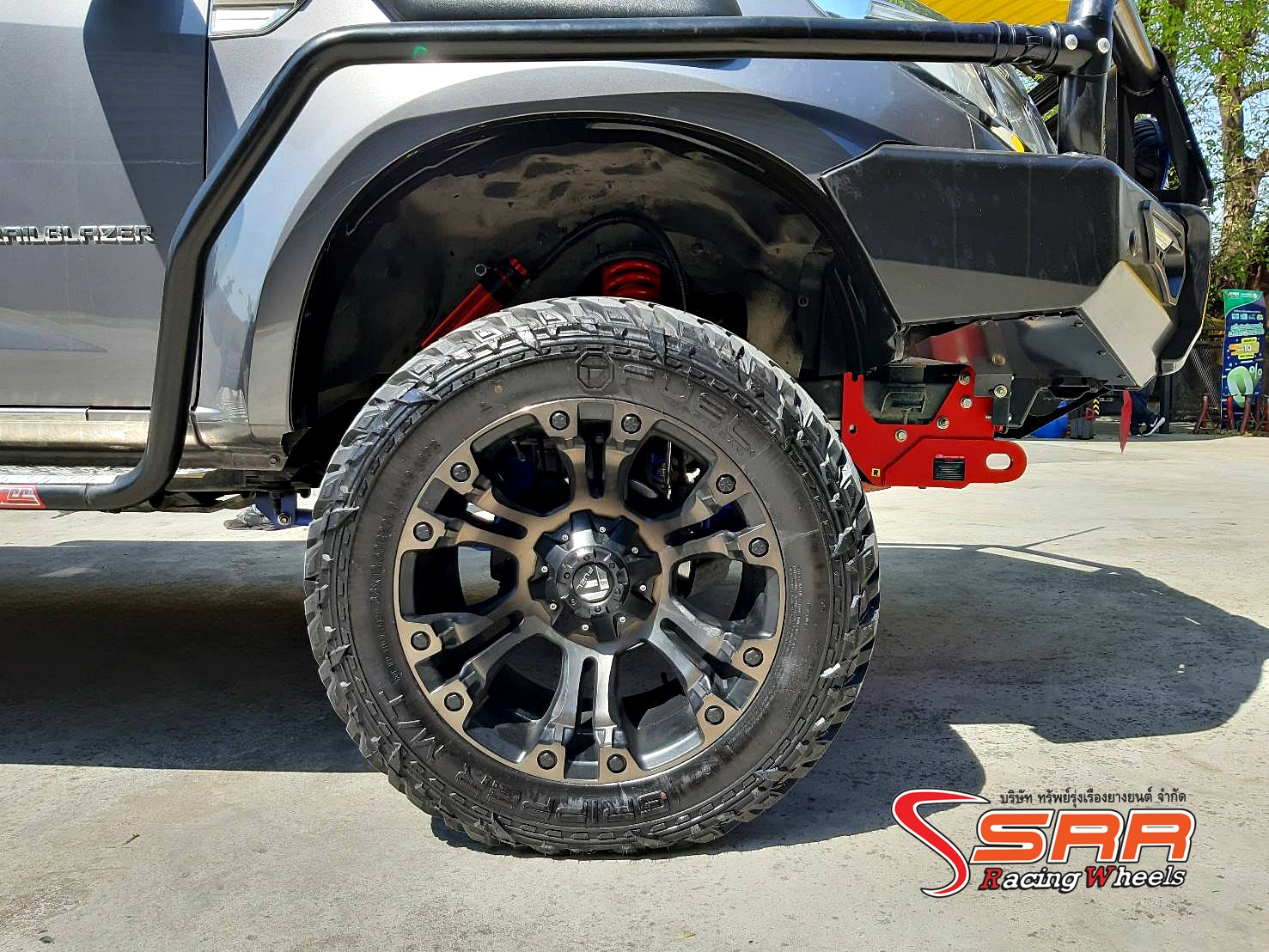 FUEL-VAPOR D569 ขอบ20 ET-18 MATTE BLACK MACHINED/TINT CLEAR