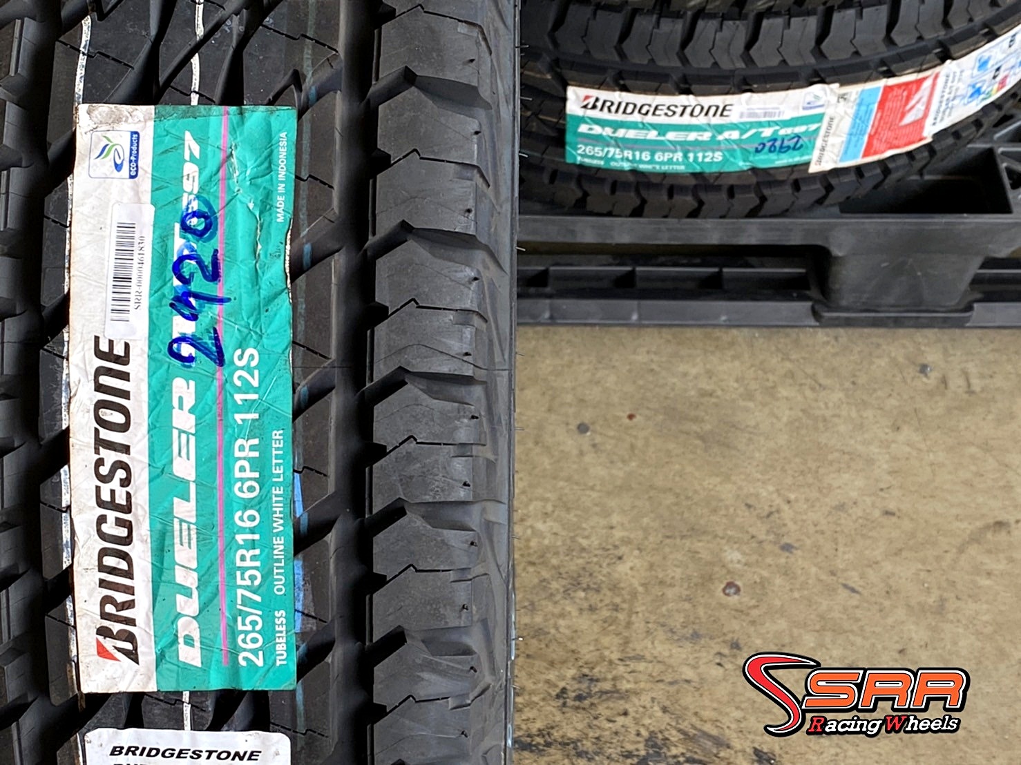 BRIDGESTONE DUELER A/T697 265/75R15 ยางใหม่ ลดราคาพิเศษ